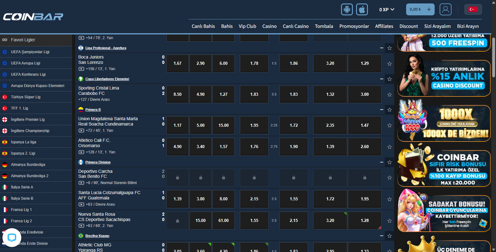 Coinbar Türkçe Rulet